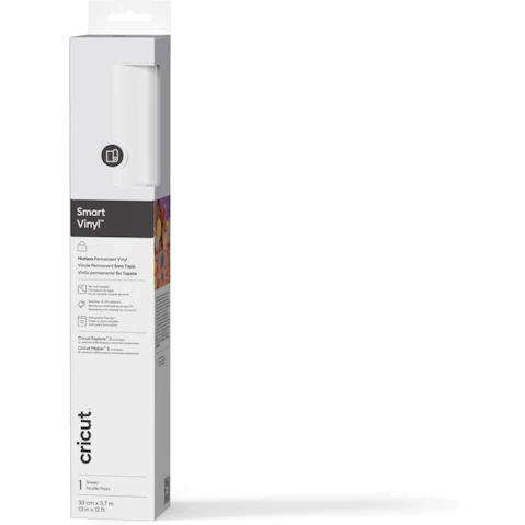 Cricut 12ft Smart Vinyl Matless Permanent Vinyl - White