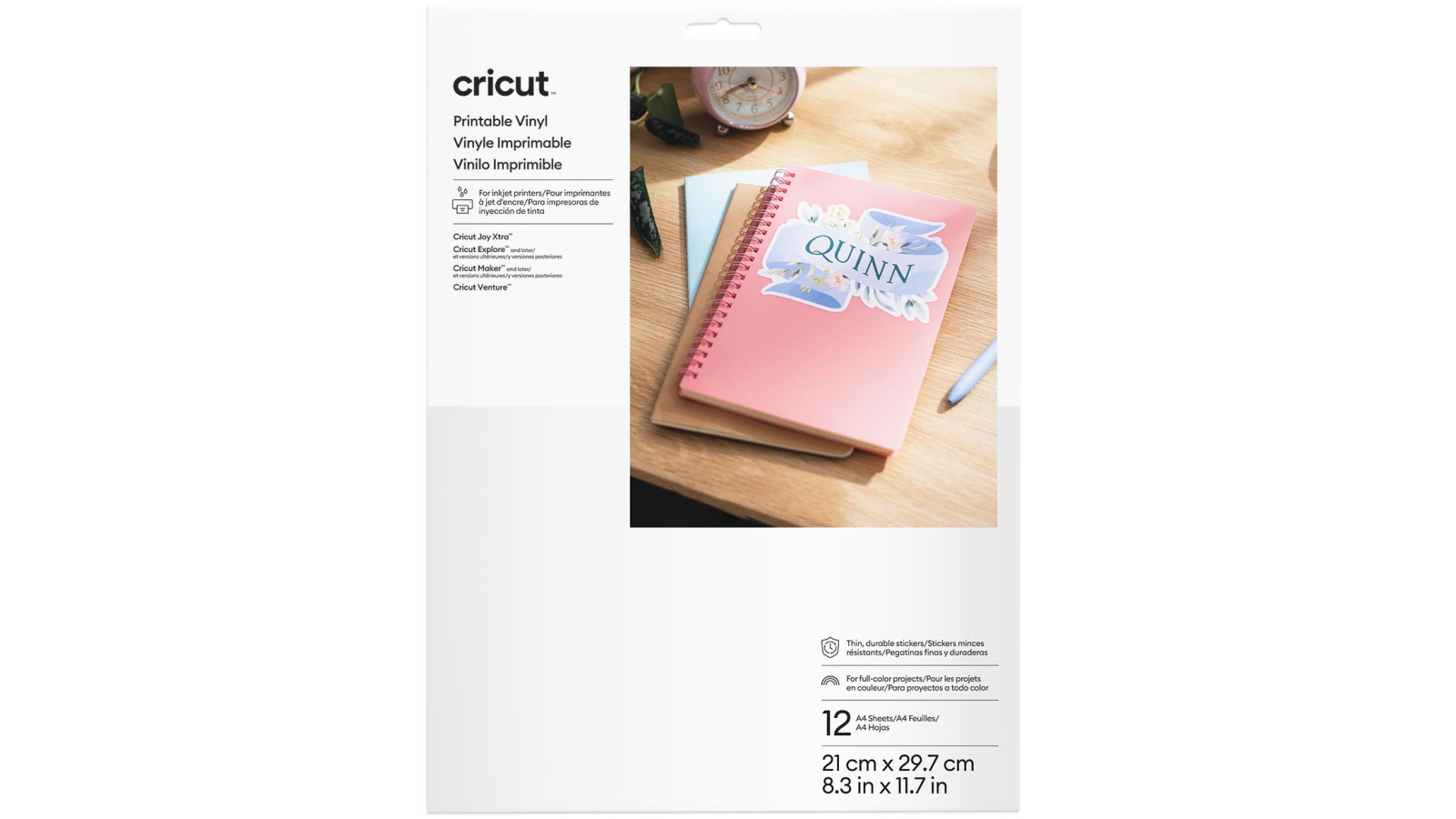 Cricut A4 Printable Vinyl - White