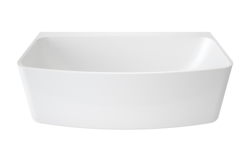 Caroma Urbane 1675mm Wall-Faced Freestanding Bath