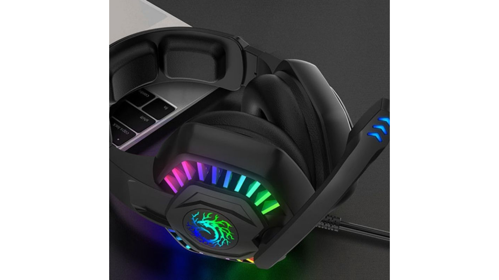 Megajoy G2000 RGB Backlight Super Bass Gaming Headphone with Microphone