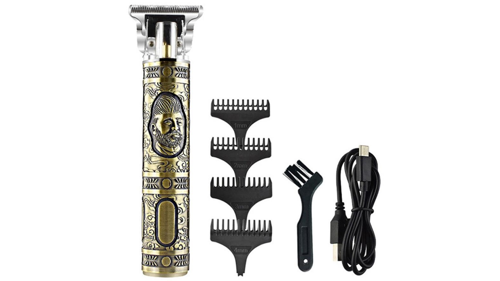 BL Retro Style USB Rechargeable Electric Hair Trimmer Harvey Norman