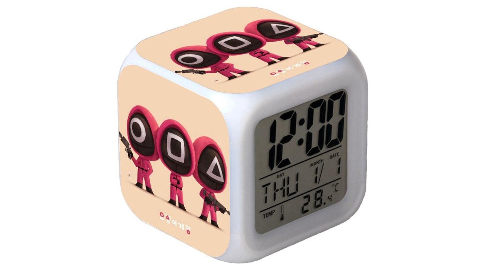 BL LED Color Squid Game Digital Alarm Clock Harvey Norman