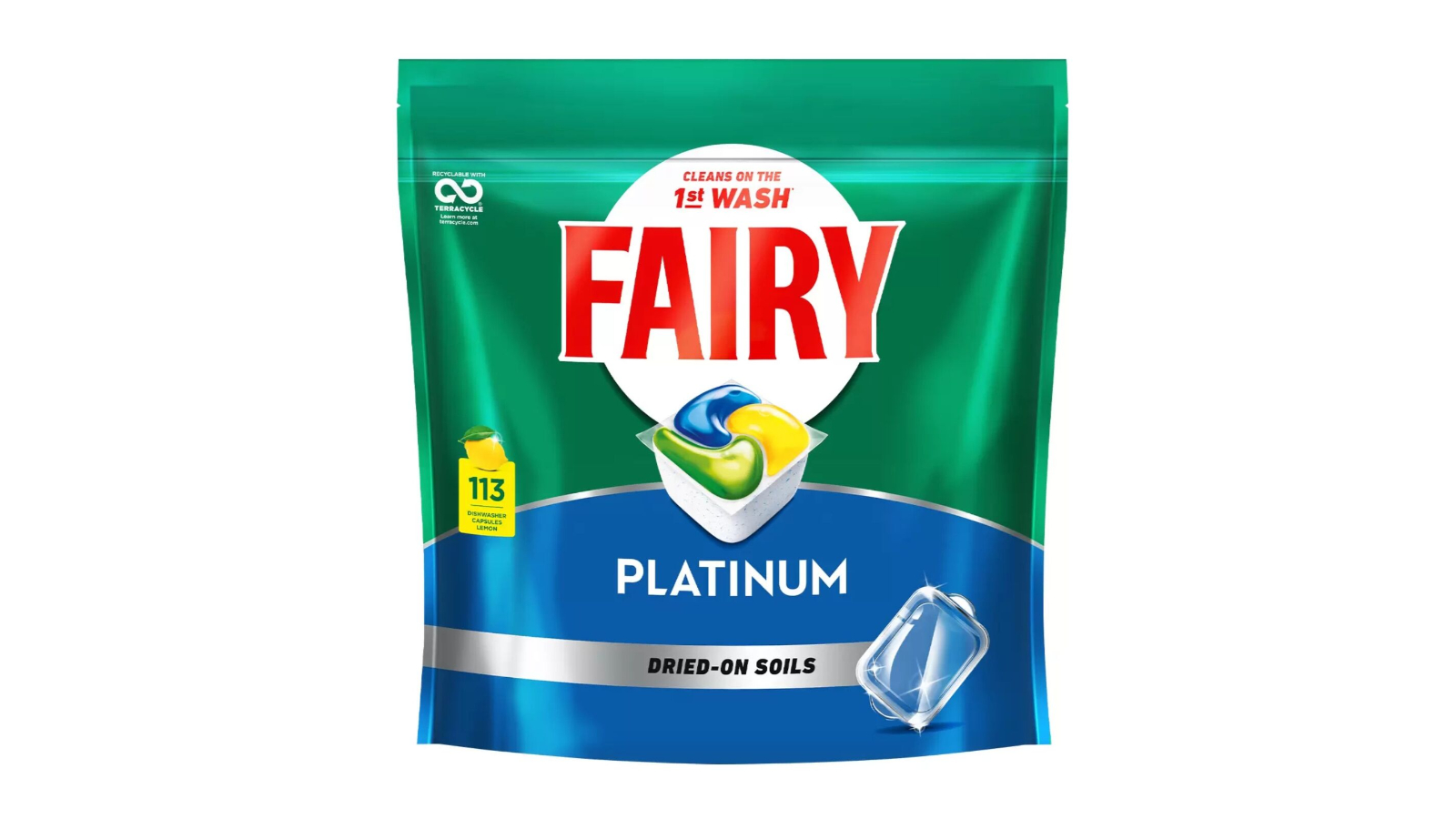 Fairy Pack of 226 Platinum Dishwasher Pods Detergent