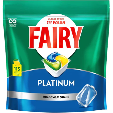 Fairy Pack of 226 Platinum Dishwasher Pods Detergent