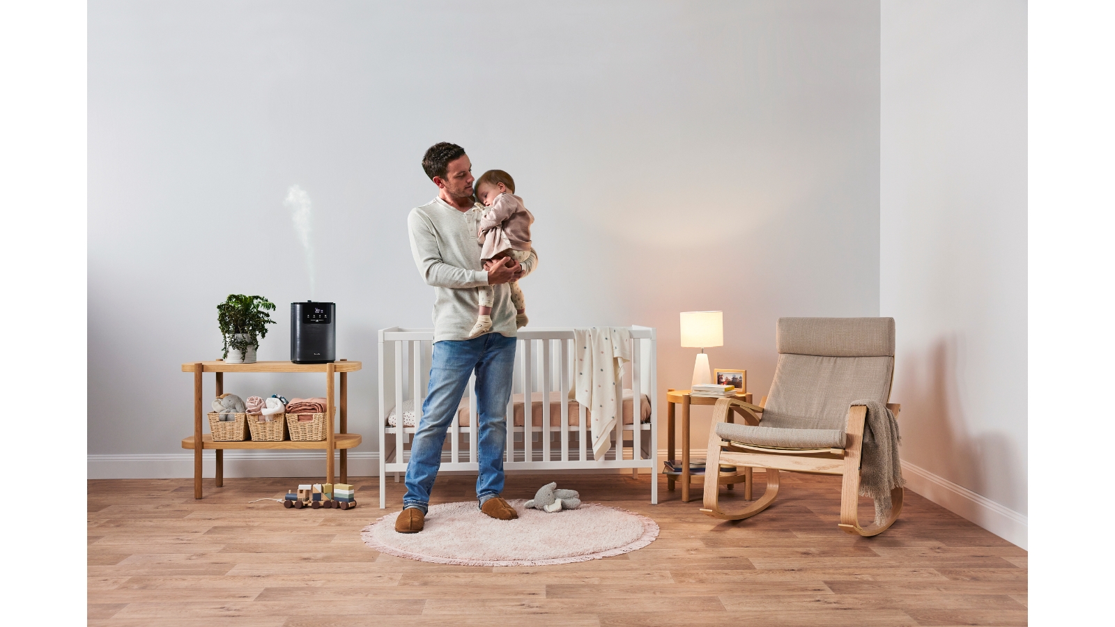 Breville the Smart Mist Top Connect Humidifier Graphite Harvey Norman