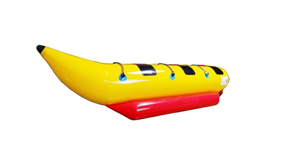 Jacksaqua 3 Person Inflatable Ride-on Banana Tube Boat