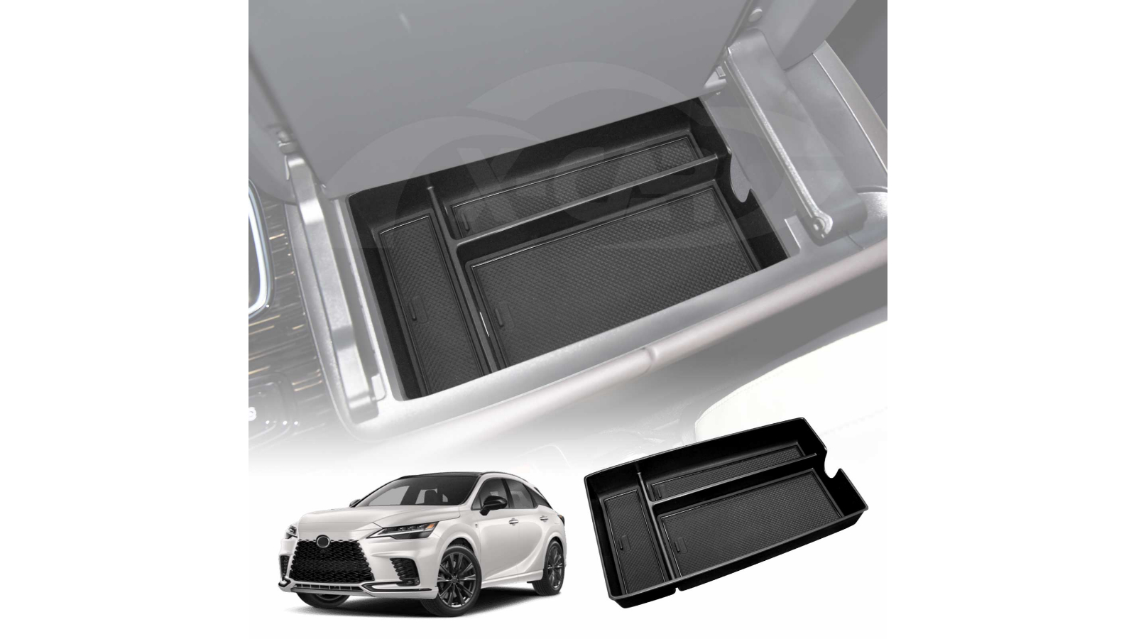 X-CAR Centre Console Armrest Organizer Tray for Lexus RX350 RX350h ...