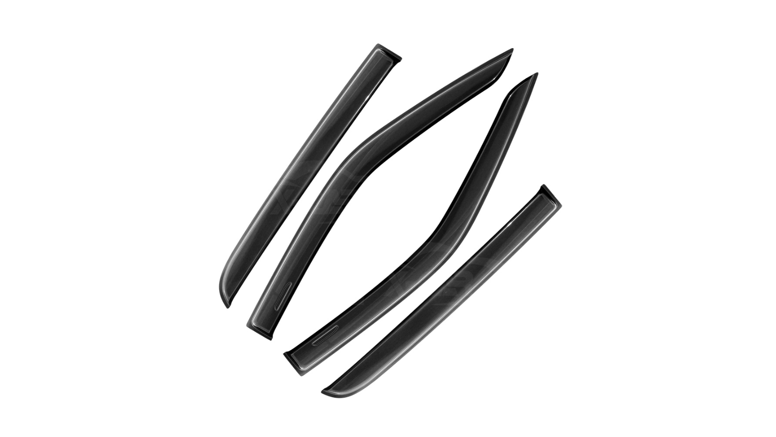 X-CAR 4 Piece Weathershield for Isuzu MU-X 2022-2024