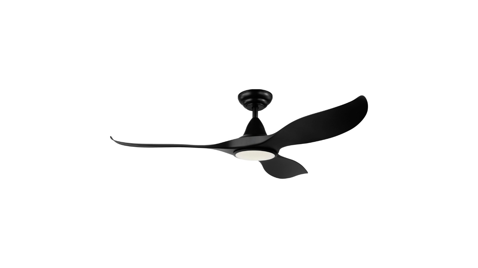 Eglo Noosa 18W 52inch Tri-Colour LED DC Fan - Black