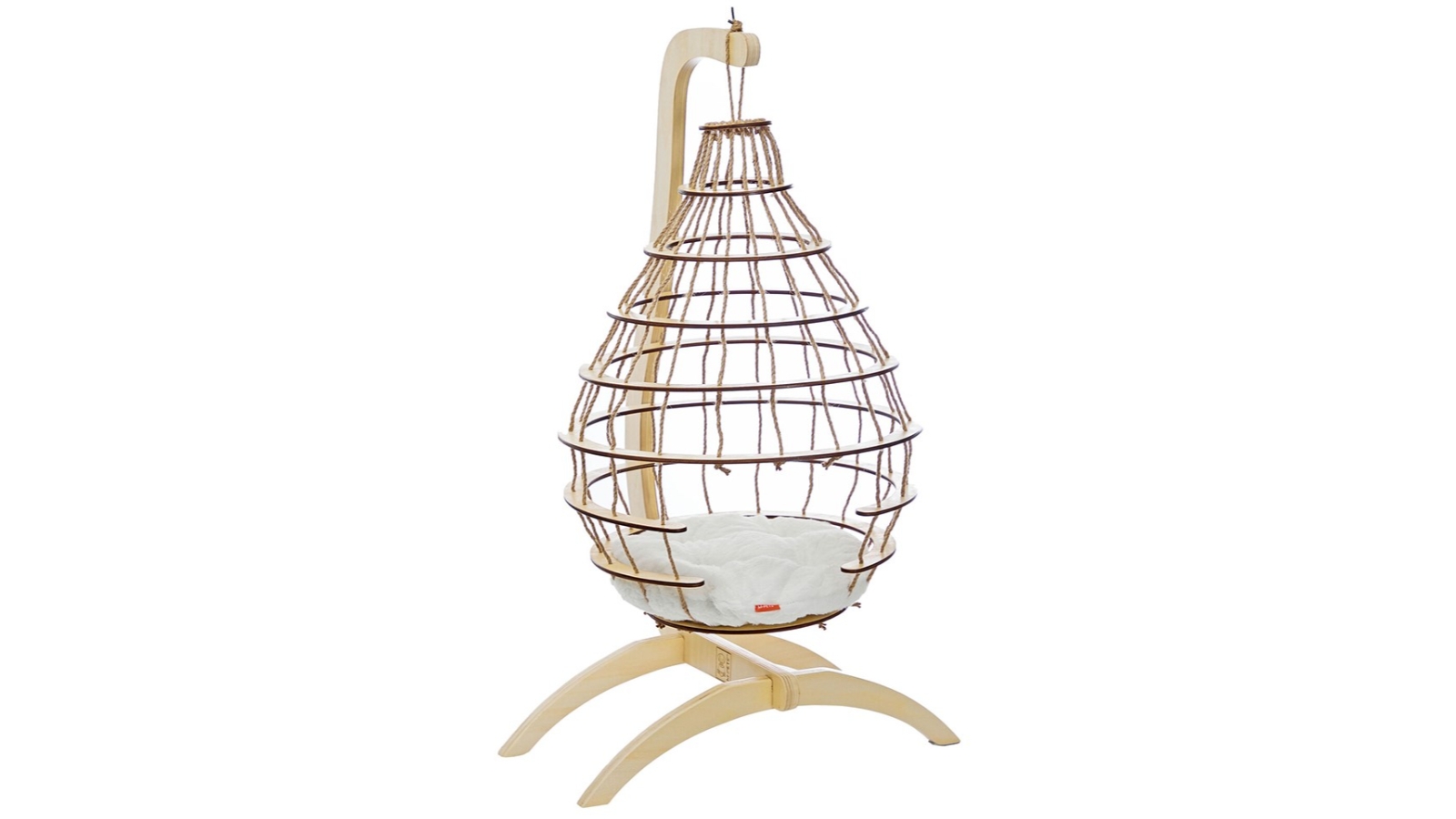 MPets Cloud Hanging Pet Bed Beige Harvey Norman