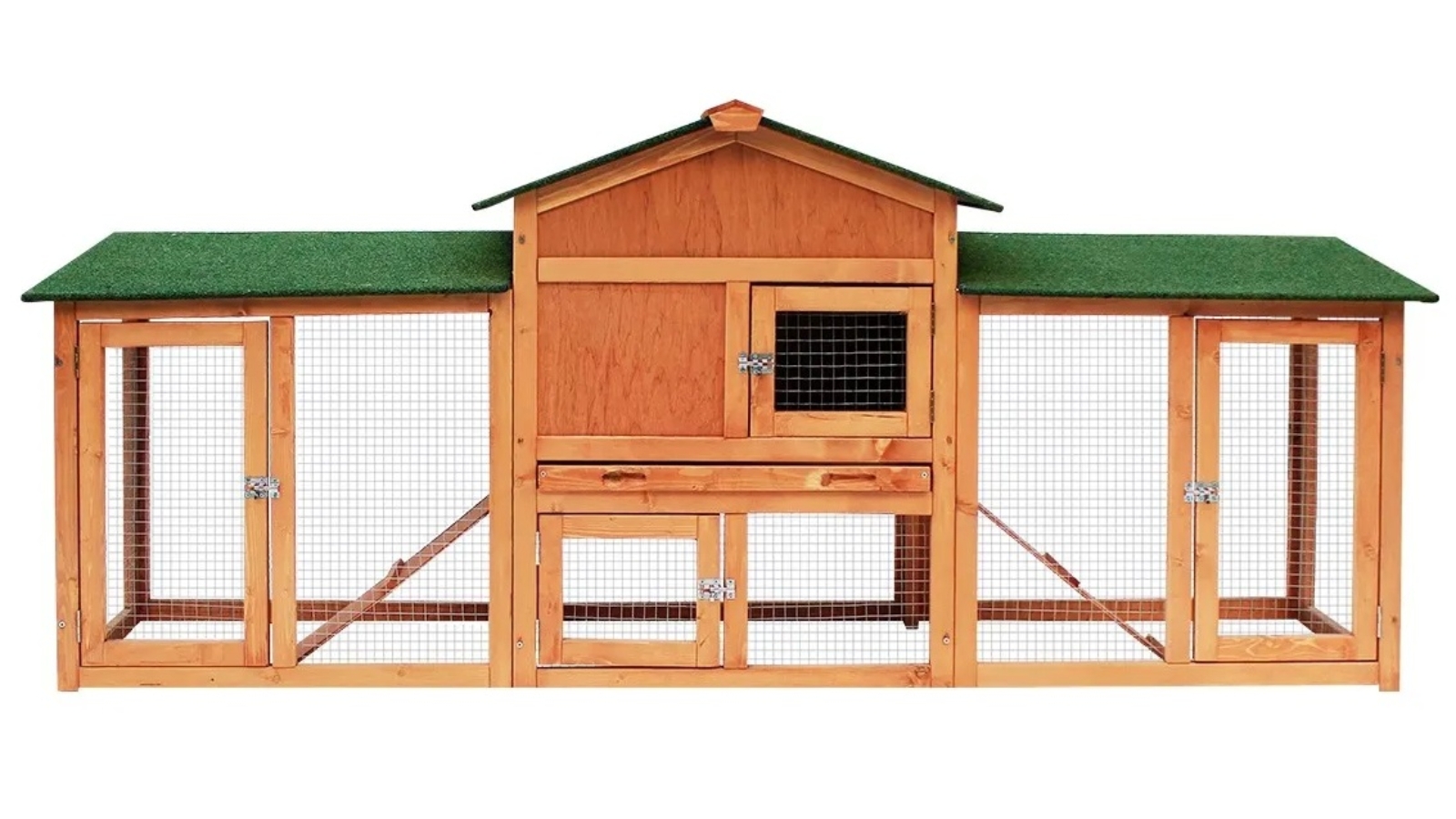 PetScene Extra Large Chicken Coop with Two Ramps