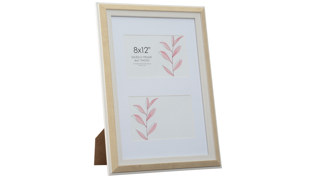 UR1 Jackson 8x12-inch Washed Oak Photo Frame with 4x6-inch