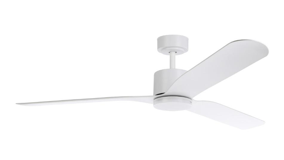 Eglo Iluka Tri-Colour 60 DC 18W LED Fan - White