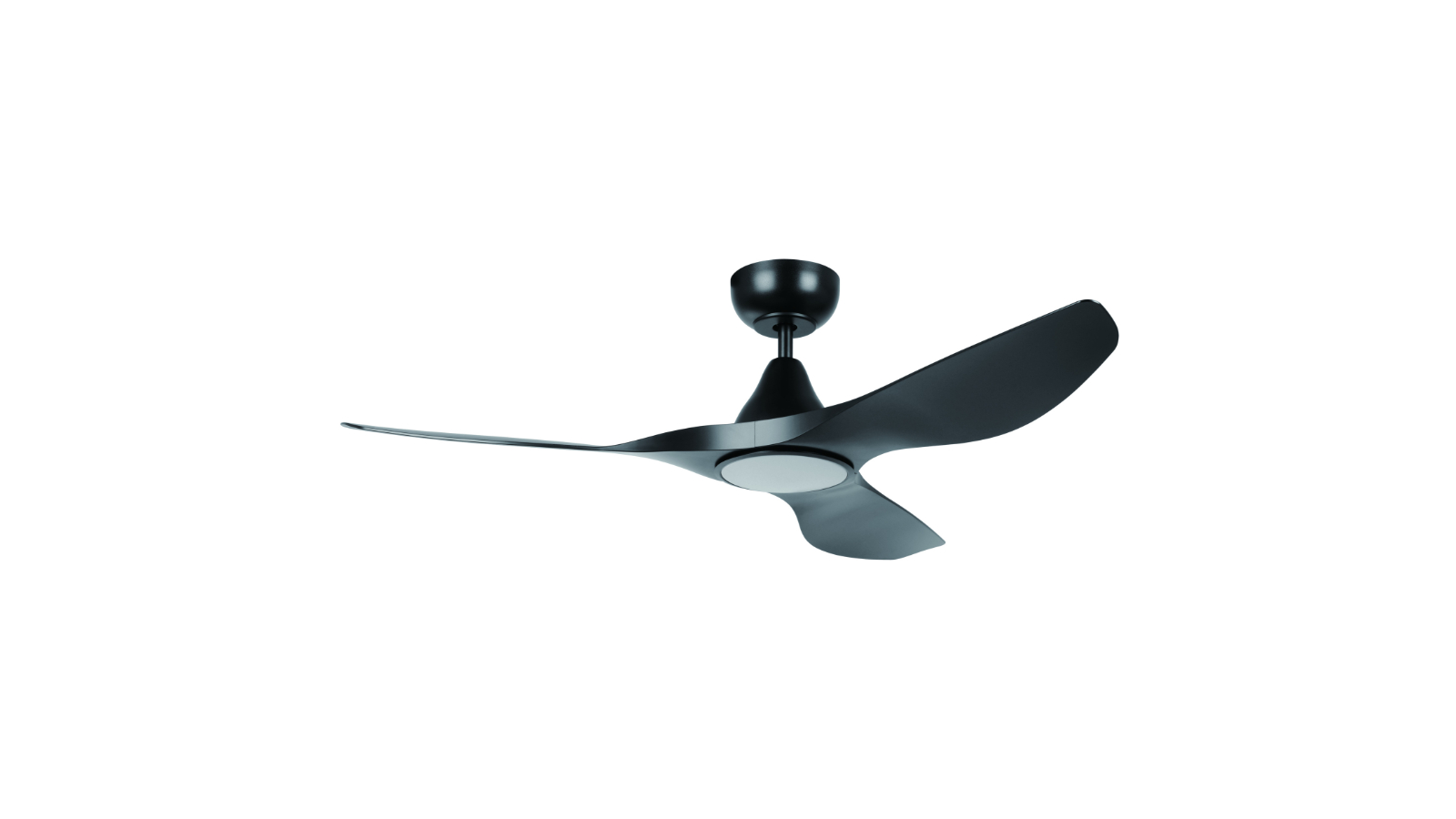 Eglo Surf 48inch Tri-Colour LED DC Fan - Black