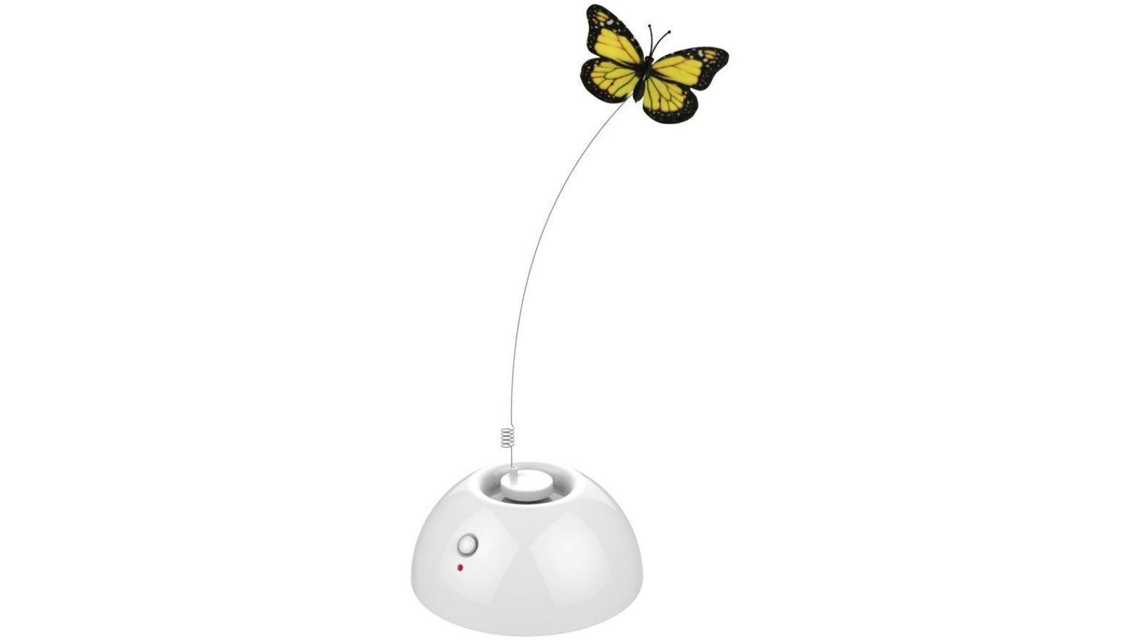 M-Pets 13cm Dancing Butterfly Cat Toy - White