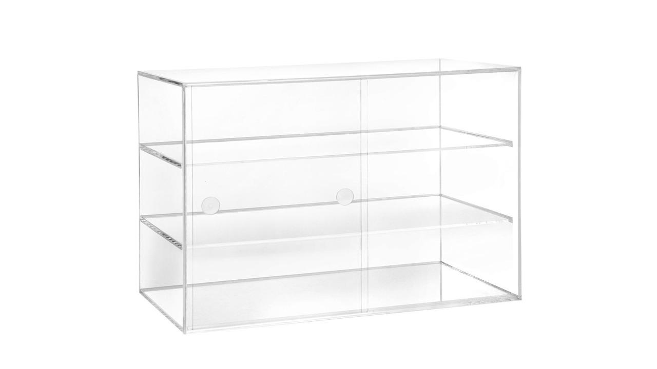 0.5cm Thick Acrylic Bakery Cake 3-Tier Display Cabinet - Large