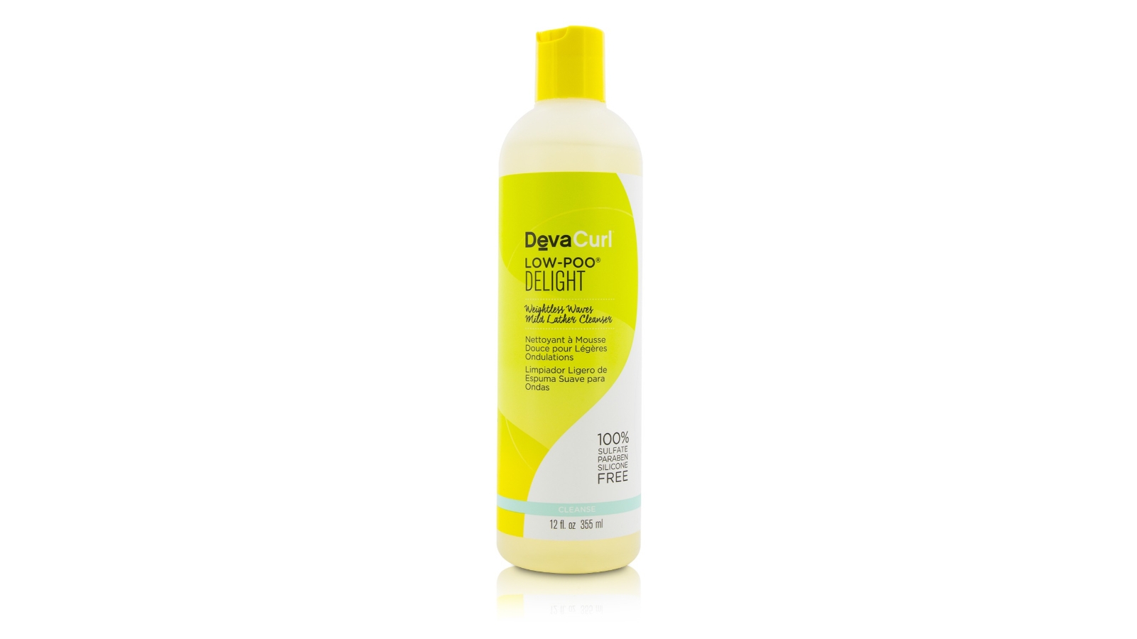 DevaCurl Low-Poo Delight (Weightless Waves Mild Lather Cleanser - For Wavy Hair) -355ml/12oz