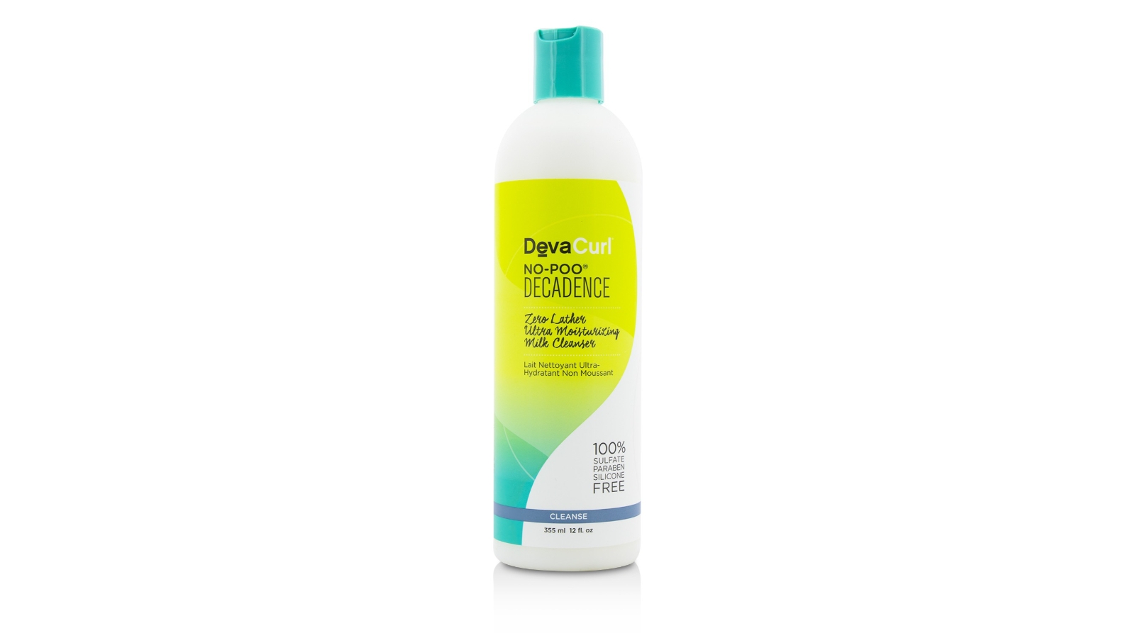 DevaCurl No-Poo Decadence (Zero Lather Ultra Moisturizing Milk Cleanser - For Super Curly Hair) -355ml/12oz
