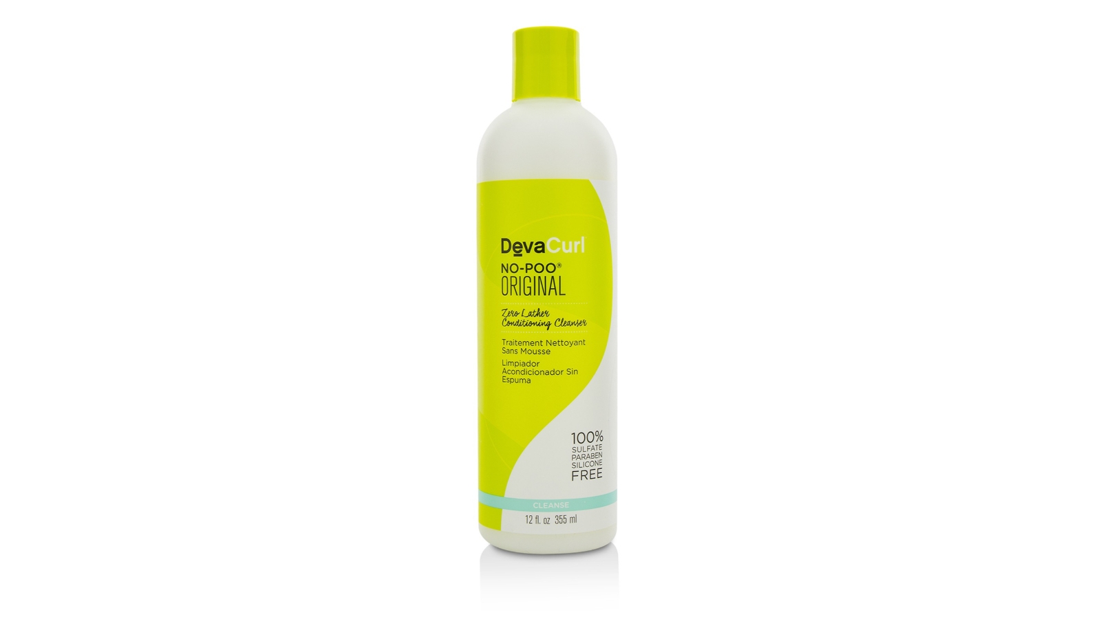 DevaCurl No-Poo Original (Zero Lather Conditioning Cleanser - For Curly Hair) -355ml/12oz