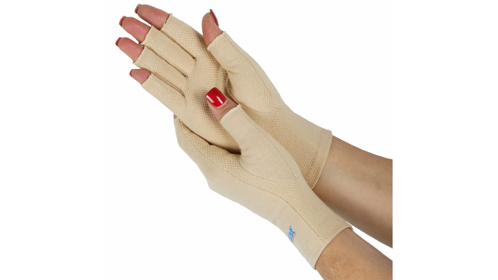 Bodyassist Beige Compression Arthritis Gloves - Extra Large