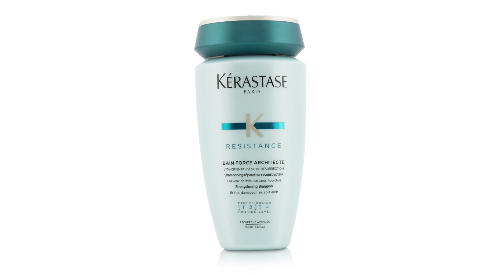 Kerastase Resistance Bain Force Architecte Strengthening Shampoo (For Brittle, Damaged Hair, Split Ends) - 250ml/8.5oz