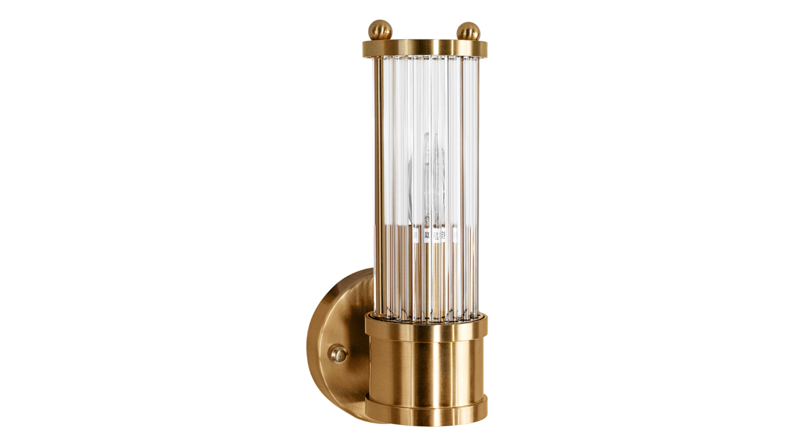 Cafe Lighting & Living Brass Hunter Wall Sconce - Short