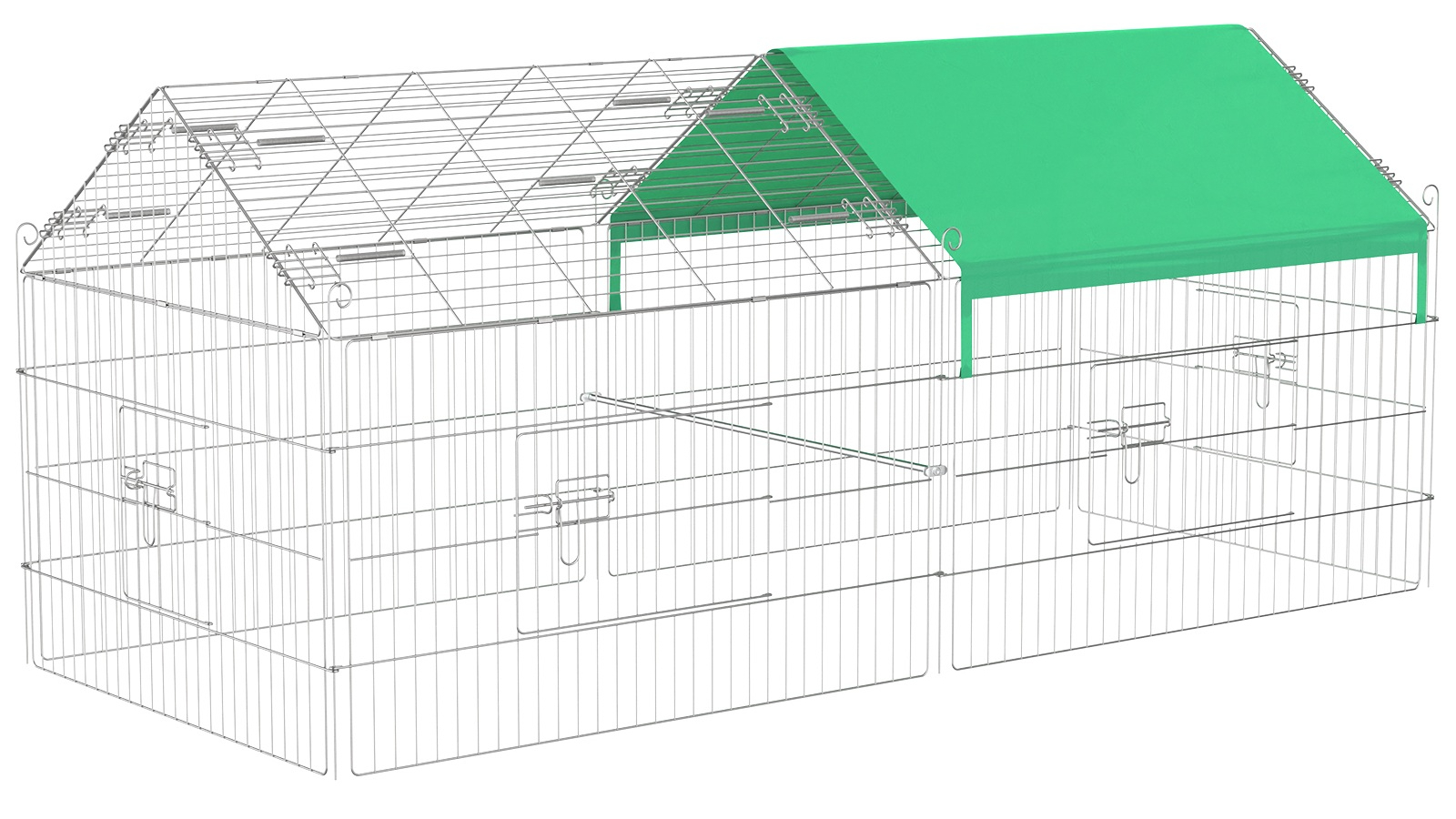 Advwin Chicken Coop for Yard with Cover