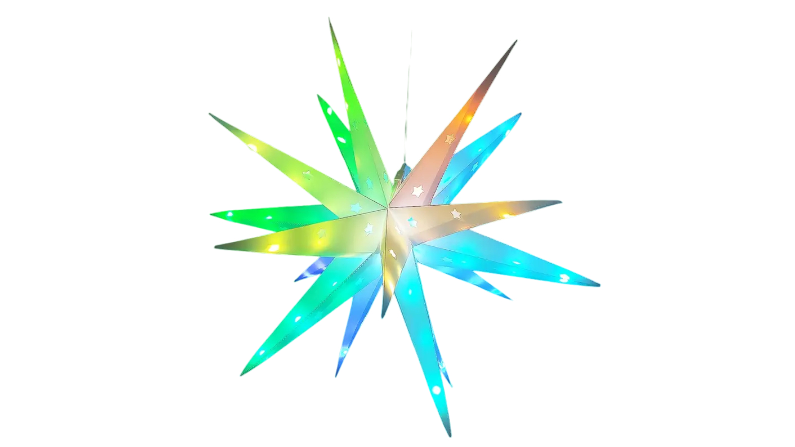 TM Radiant Spectrum LED 3D Moravian Star Light