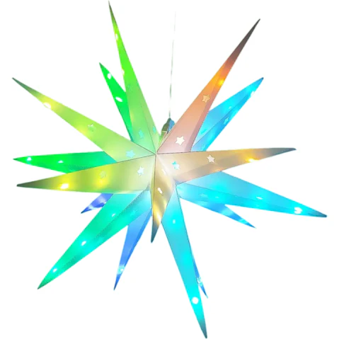 TM Radiant Spectrum LED 3D Moravian Star Light