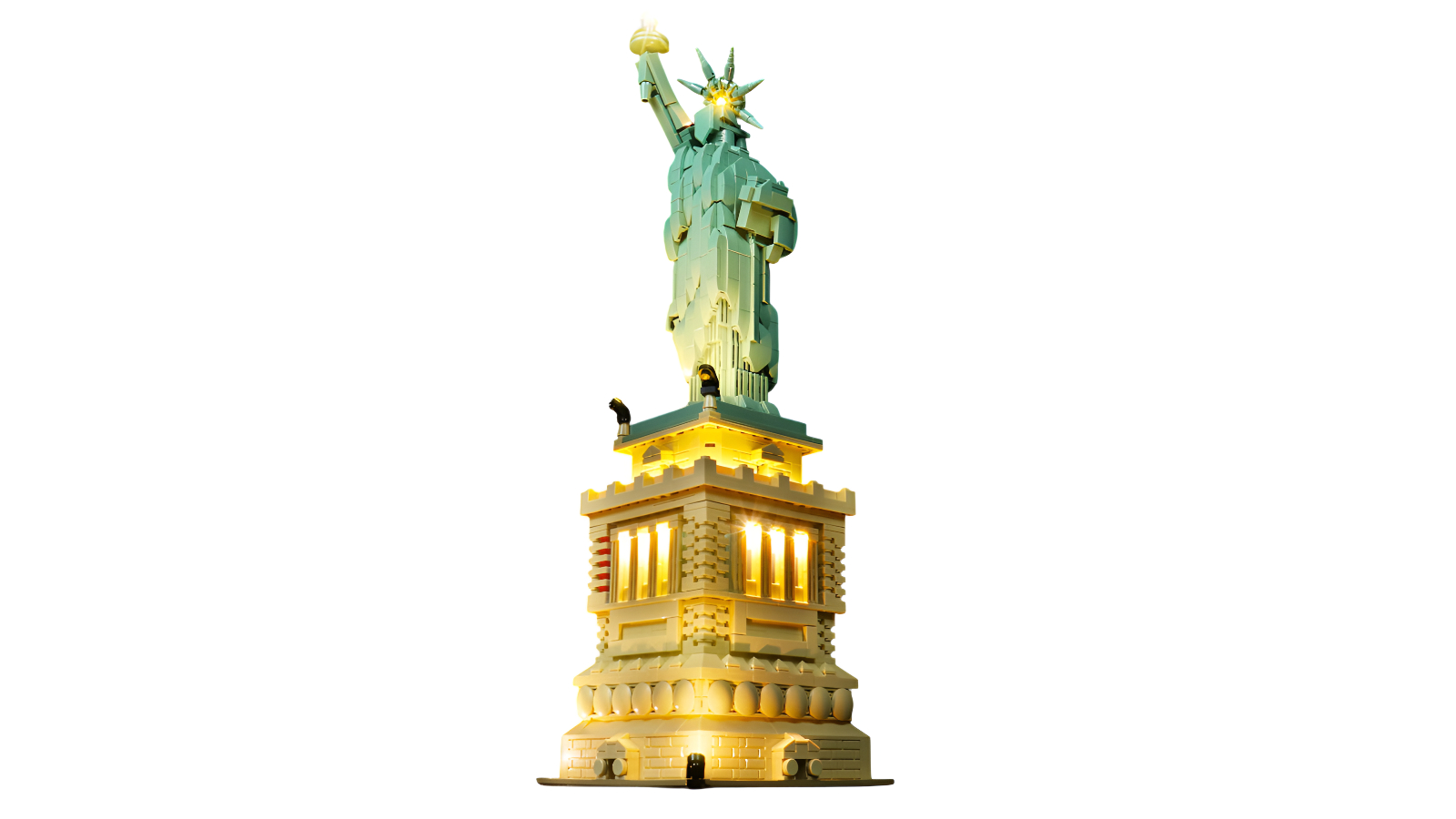 Brick Shine Light Kit for Lego Architecture Statue of Liberty 21042 Classic Version