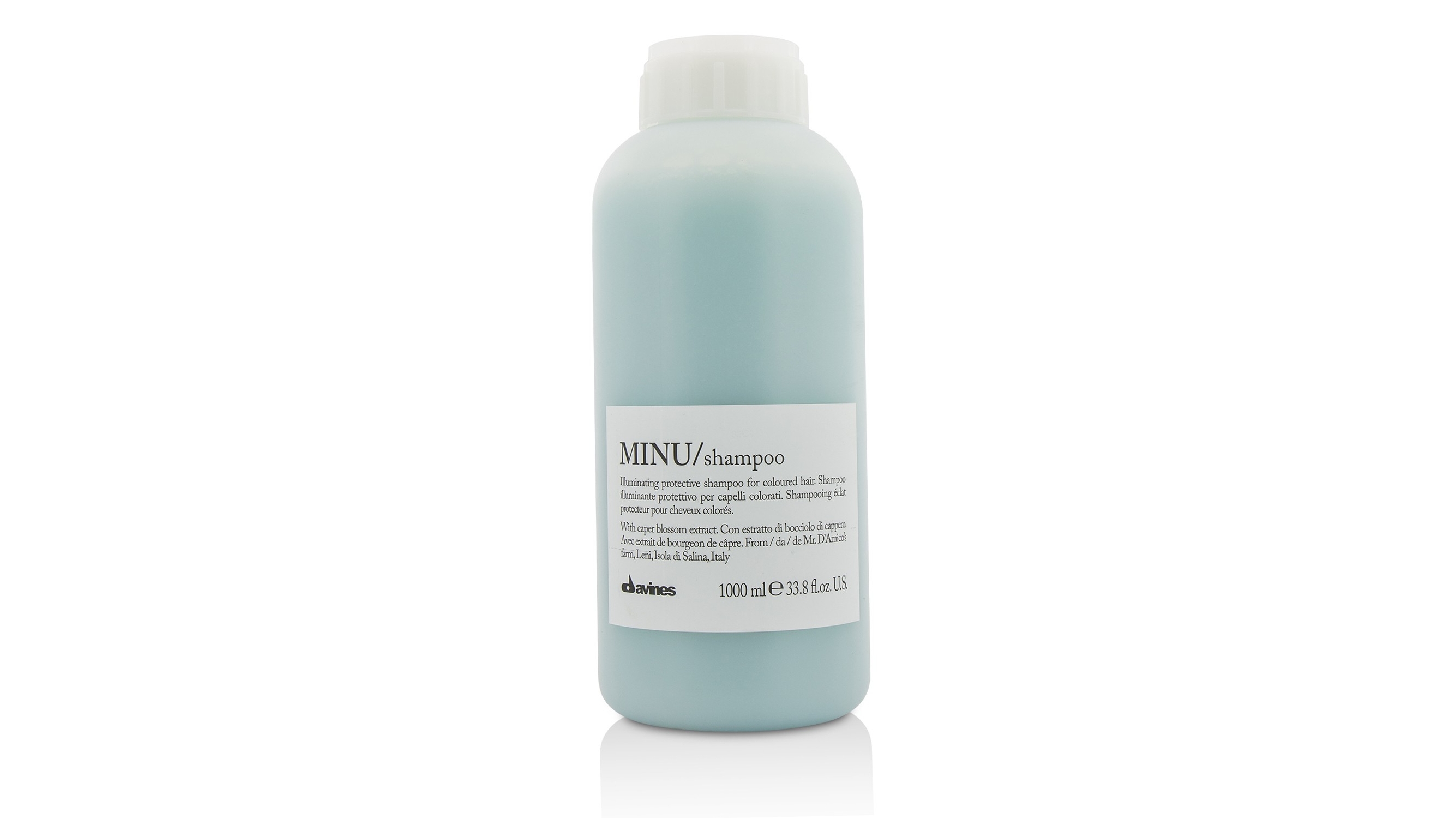 Davines Minu Shampoo Illuminating Protective Shampoo (For Coloured Hair)  - 1000ml/33.8oz
