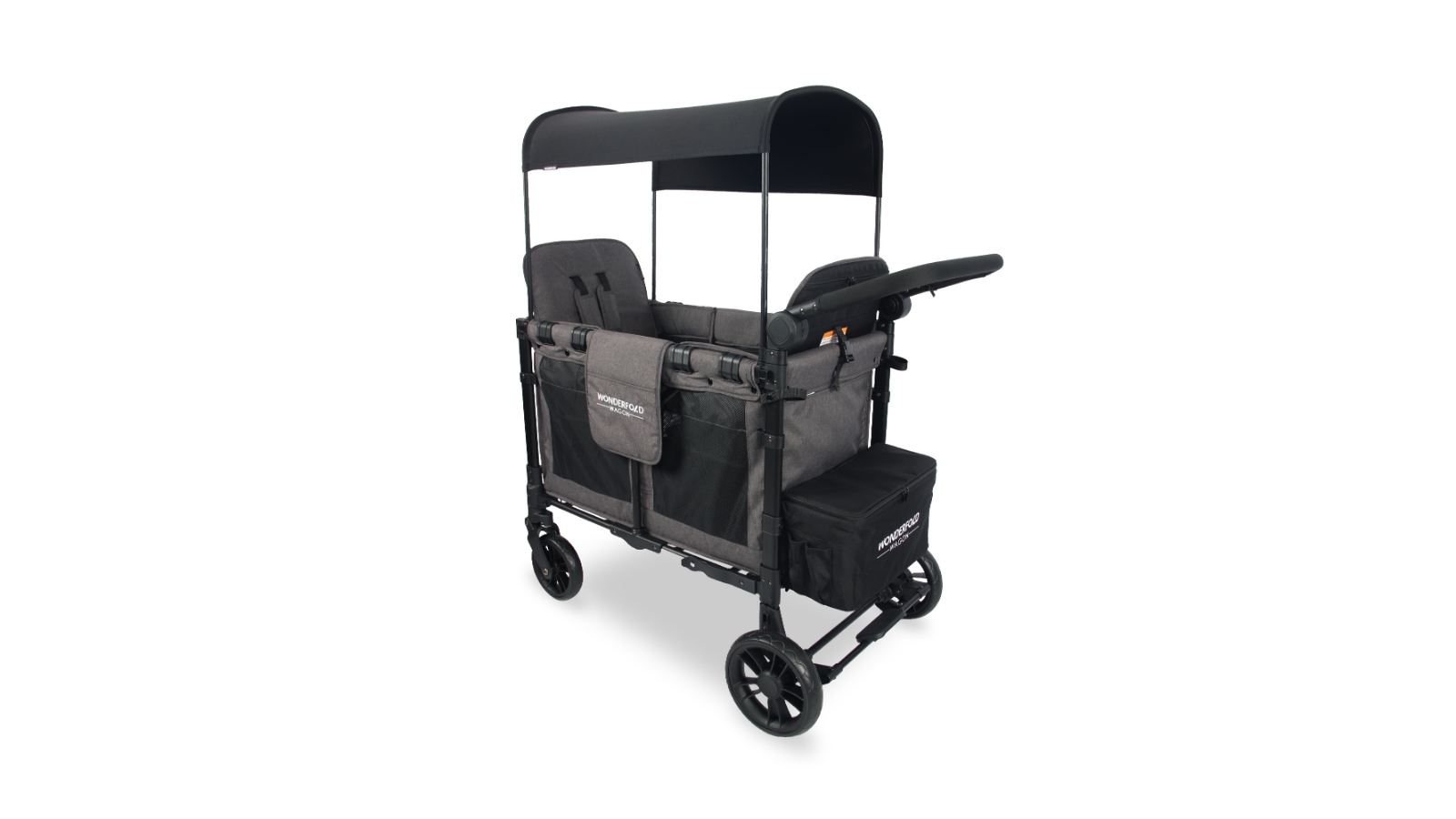 Wonderfold W2 Elite Double Wagon - Charcoal Grey/Black Frame