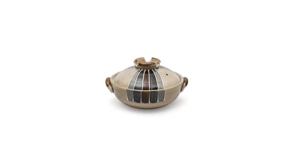 Wistos Icchin Tokusa Japanese Donabe Clay Pot - 22cm