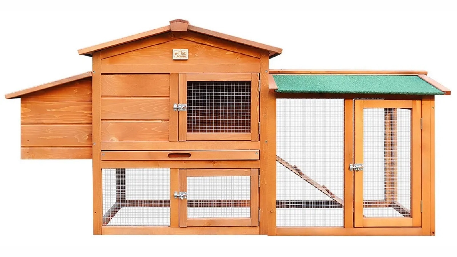PetScene 178cm X-Large Wooden Chicken Coop House 2-Storey with Nesting Box