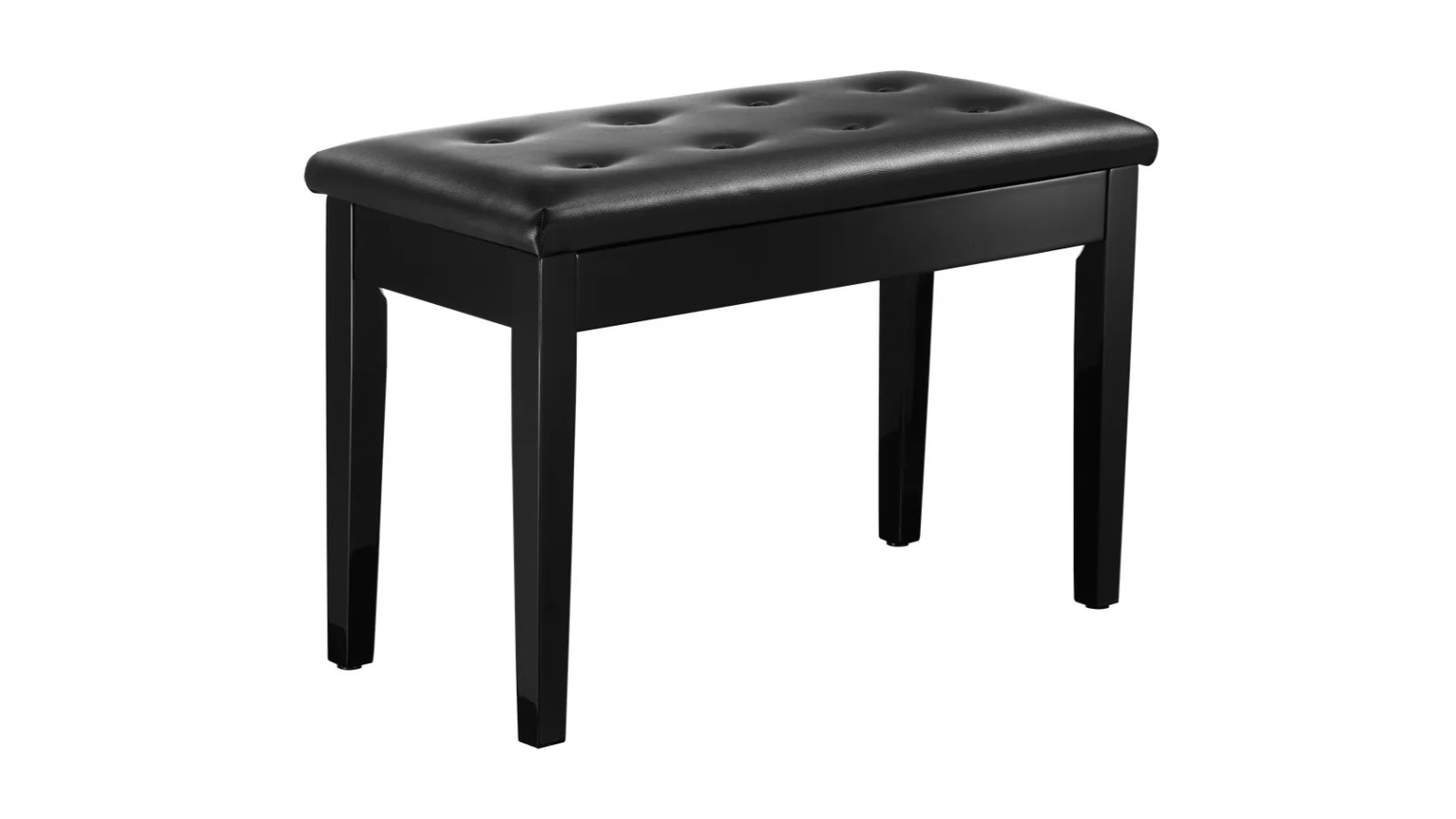 Melodic Wood Piano Stool Seat with Storage