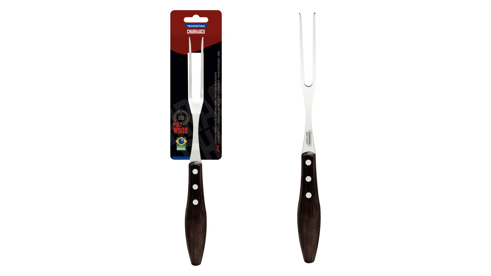 Tramontina Polywood Carving Fork