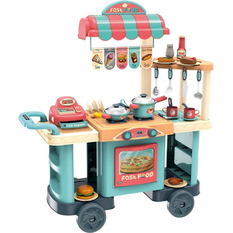 60 Piece Kids Kitchen Toy Set