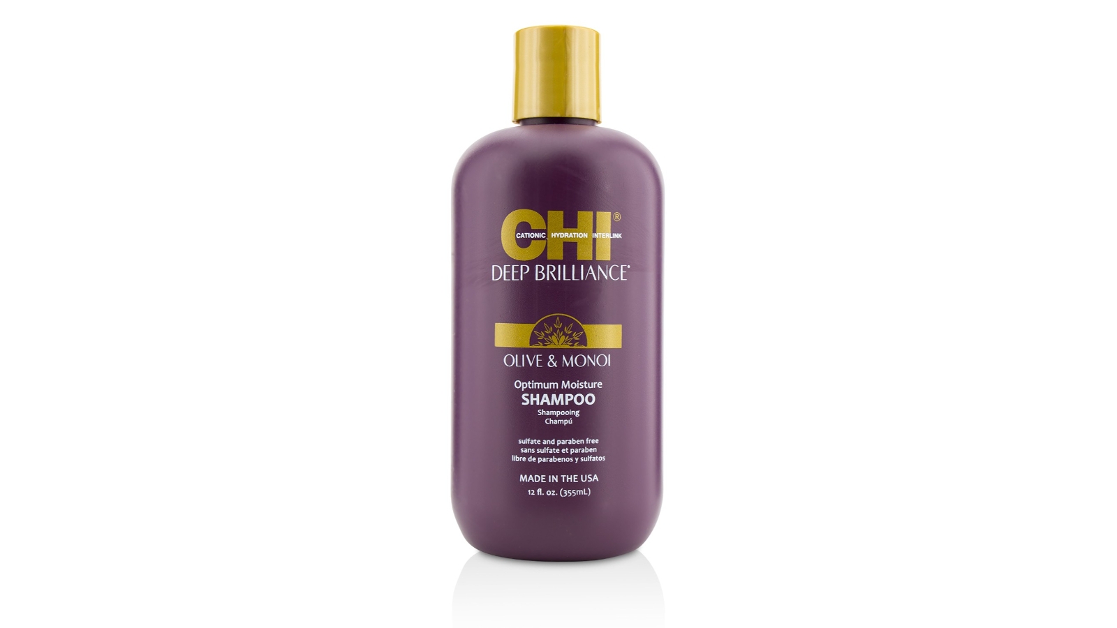 CHI Deep Brilliance Olive & Monoi Optimum Moisture Shampoo -355ml/12oz