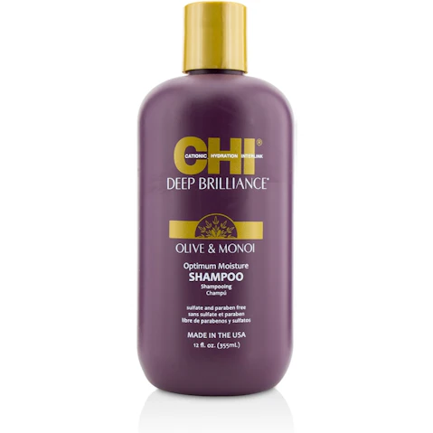 CHI Deep Brilliance Olive & Monoi Optimum Moisture Shampoo -355ml/12oz