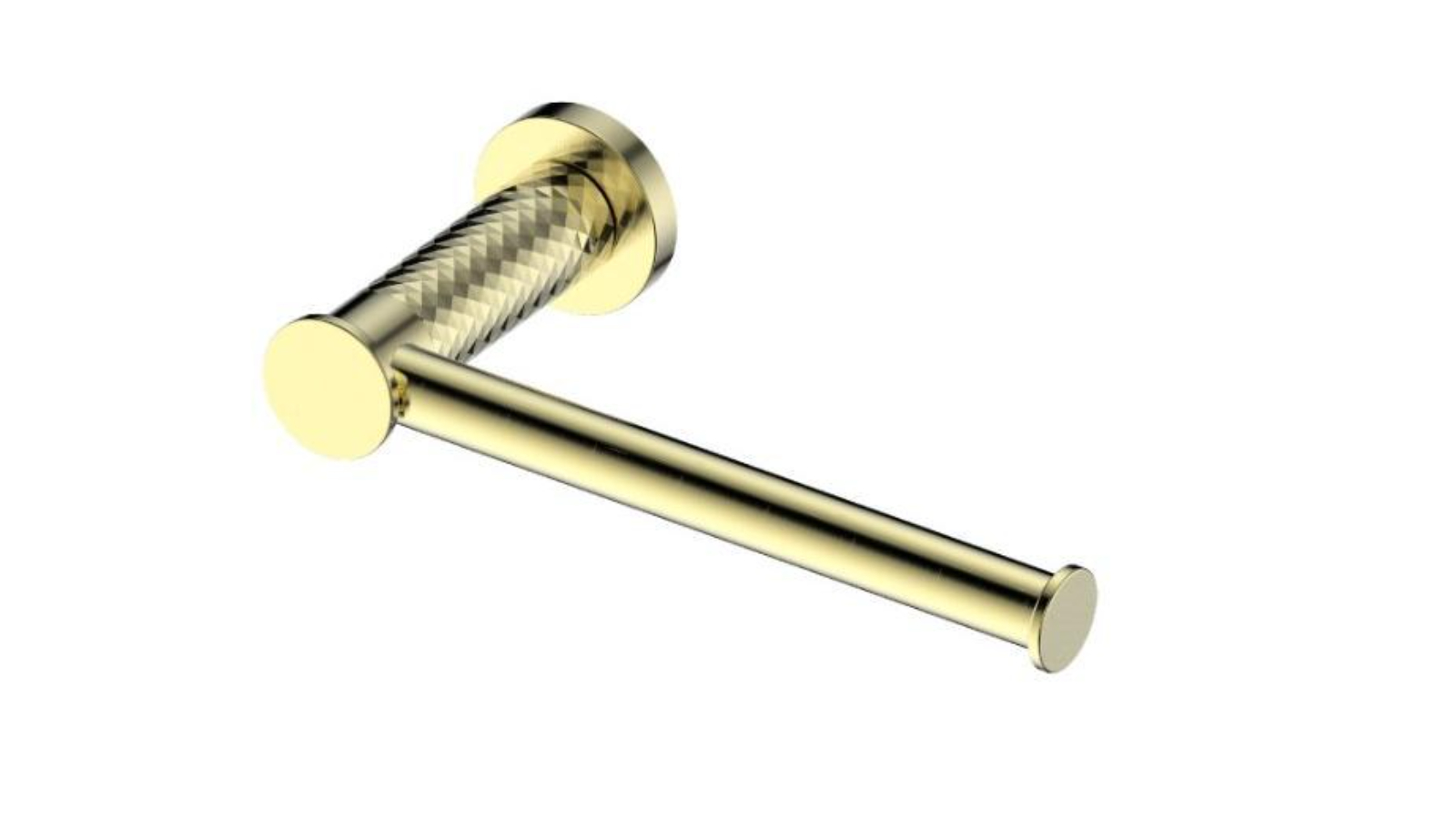 Greens Reflect Toilet Roll Holder - Brushed Brass