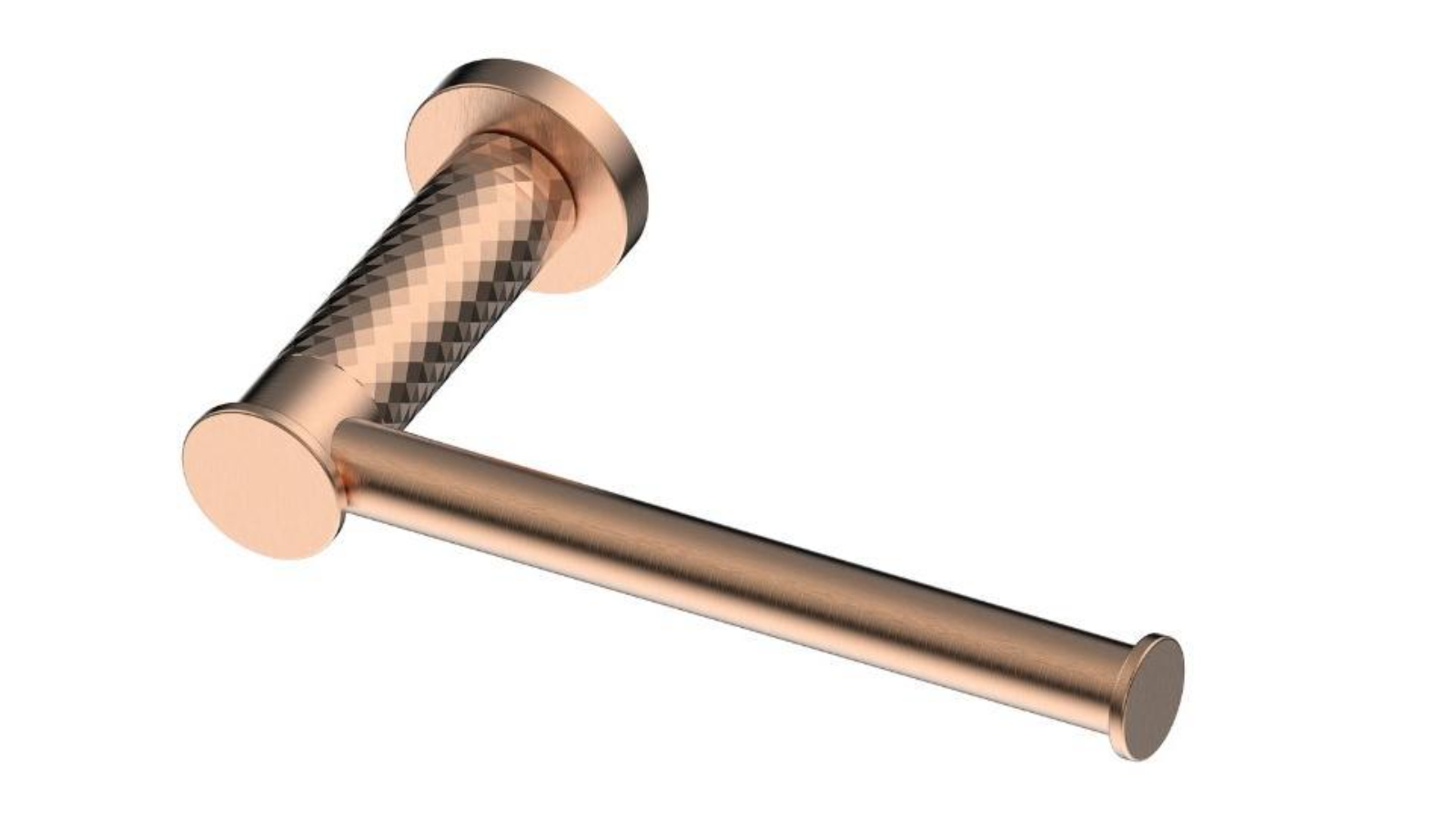 Greens Reflect Toilet Roll Holder - Brushed Copper