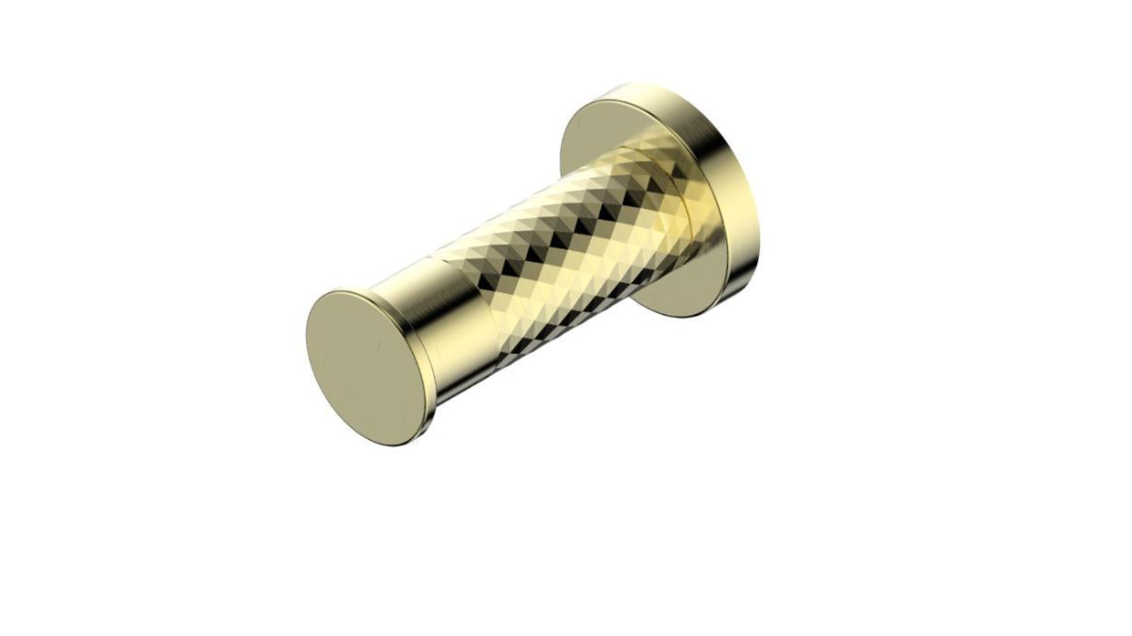 Greens Reflect Robe Hook - Brushed Brass