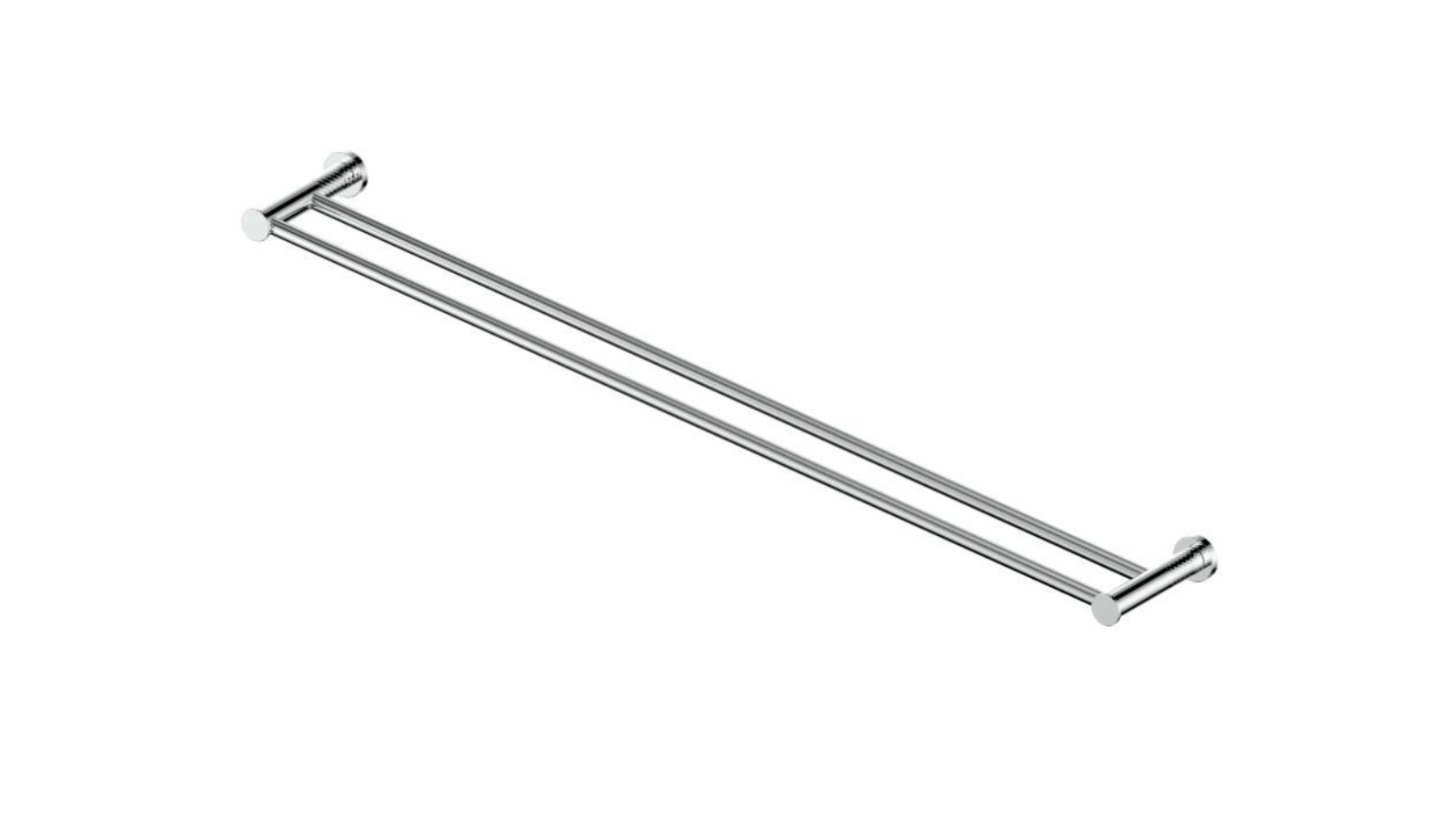 Greens Reflect Double Towel Rail - Chrome