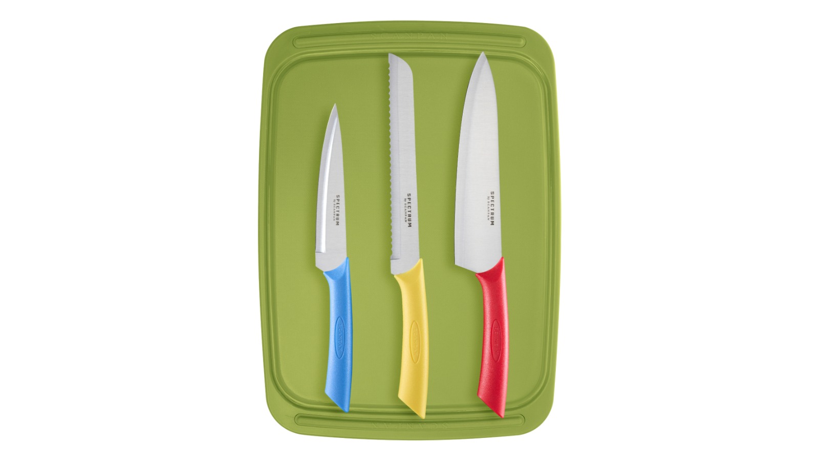 Scanpan 4 Piece Knife Board - Multi-Coloured