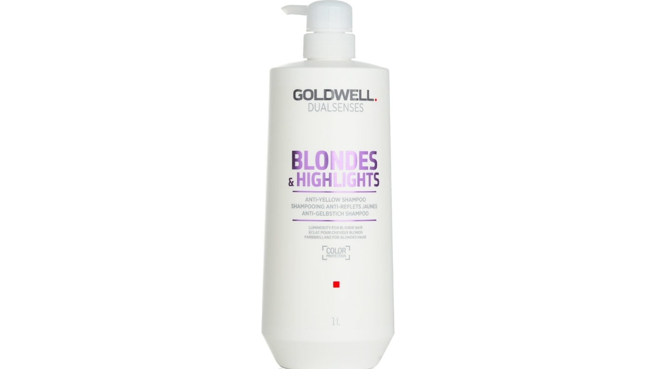 Goldwell Dual Senses Blondes & Highlights Anti-Yellow Shampoo (Luminosity For Blonde Hair) -1000ml/33.8oz