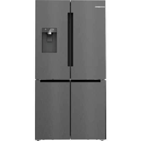 Bosch KFI96AXEAA Series 6 French Door Bottom Freezer - Brushed Black Steel