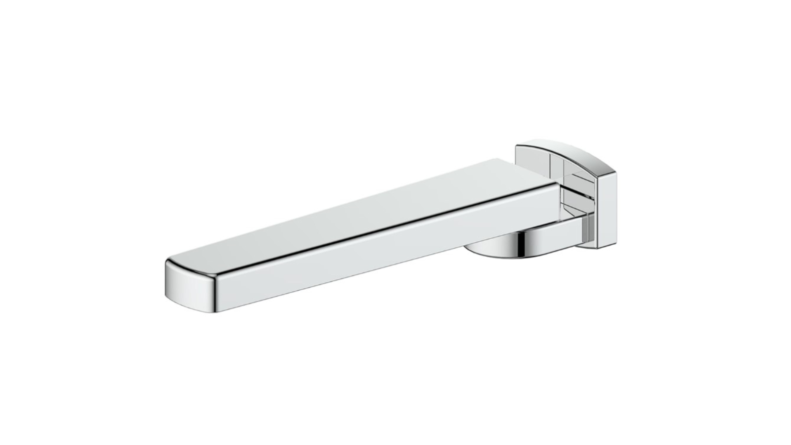 Greens Swivel Bath Spout Square - Chrome