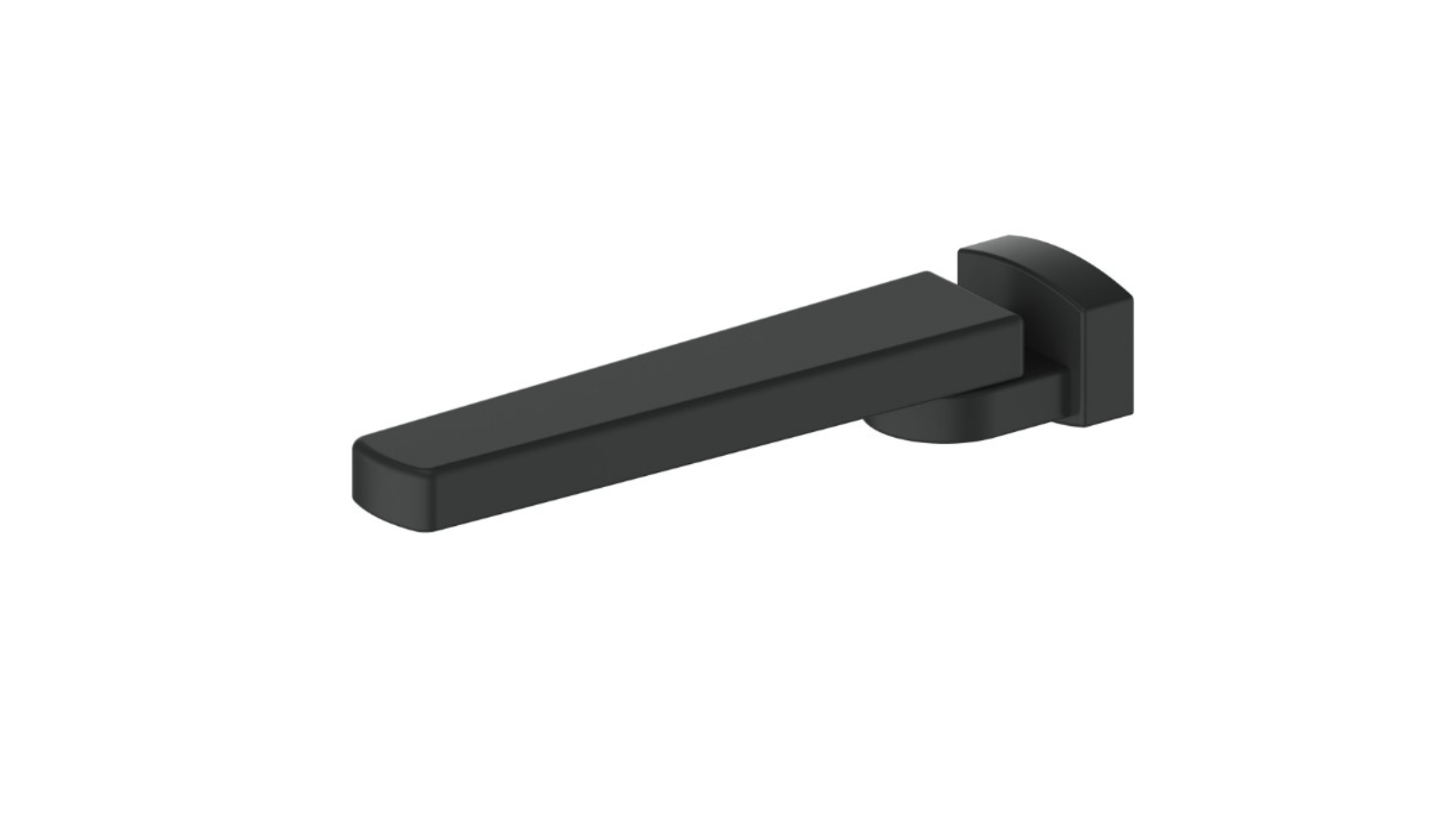Greens Swivel Bath Spout Square - Matte Black
