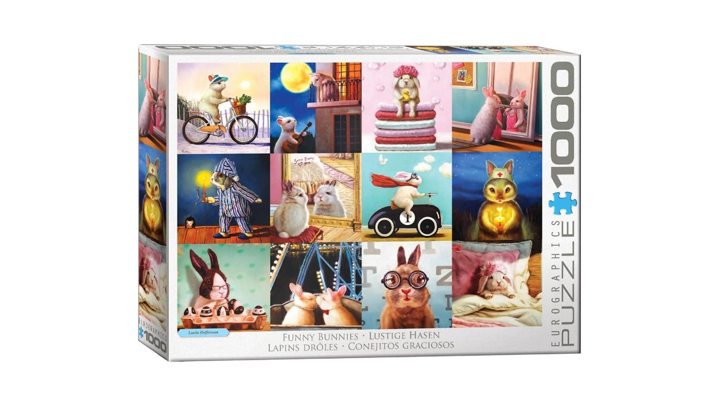 Eurographics 1000 Piece Funny Bunnies Jigsaw Puzzle