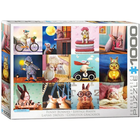 Eurographics 1000 Piece Funny Bunnies Jigsaw Puzzle
